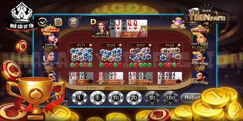 Các hình thức cược phụ bạn cần biết khi chơi Teen Patti